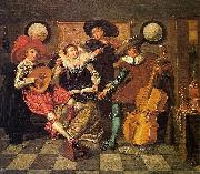 Musicians Dirck Hals